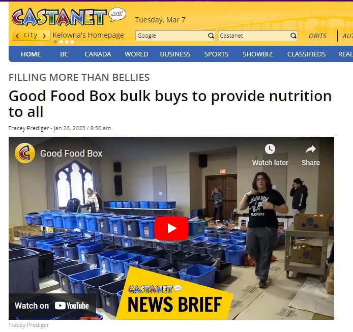 Good Food Box bulk buys to provide nutrition to all